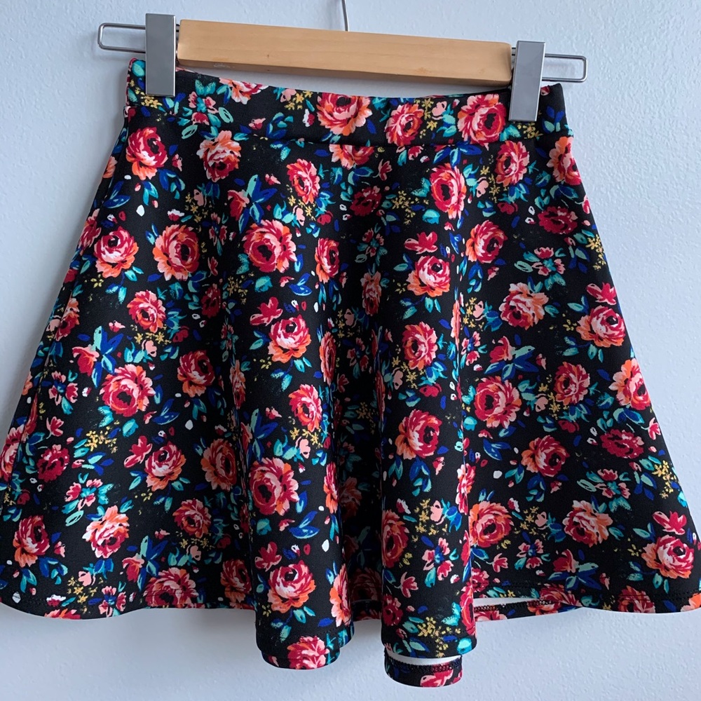 Floral Skater Skirt